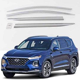 Hyundai Santa Fe 2019-2021 Chrome Window Visor