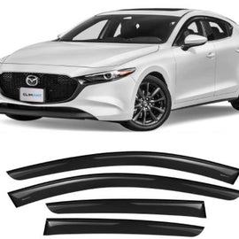 Mazda Mazda3 2019-2022 4D Chrome Window Visor