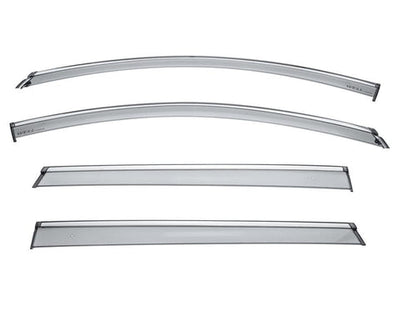 BUICK REGAL TOURX WAGON 2018-2020 WITH CHROME TRIM TAPED-ON WINDOW DEFLECTORS