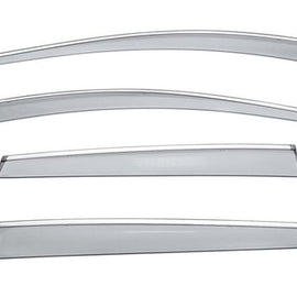 HONDA CR-V 2017-2022 WITH CHROME TRIM TAPED-ON WINDOW DEFLECTORS