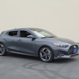 HYUNDAI VELOSTER N 2019-2022 PREMIUM SERIES TAPED-ON WINDOW DEFLECTORS