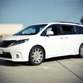 TOYOTA SIENNA 11-20 PREMIUM SERIES TAPED-ON WINDOW DEFLECTORS